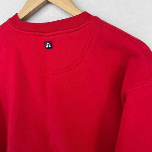 OHIO STATE Sweatshirt Adult M Buckeyes OSU University Columbus OH Fleece Red - Picture 7 of 13